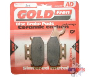 RIGHT RR FR BRAKE PADS GOLDFREN SEMI-METAL "AD"